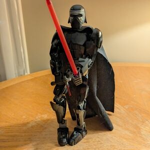 Lego Star Wars Action Figure with Red Lightsaber